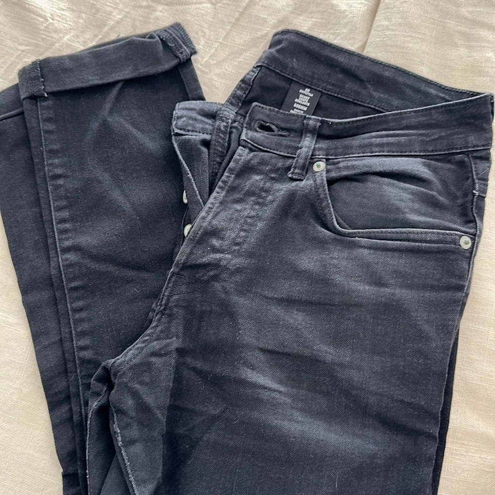 H&M Skinny Black Wash Jeans, 30